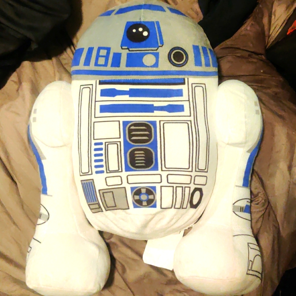 R2d2 15" plush stuffed pillow
